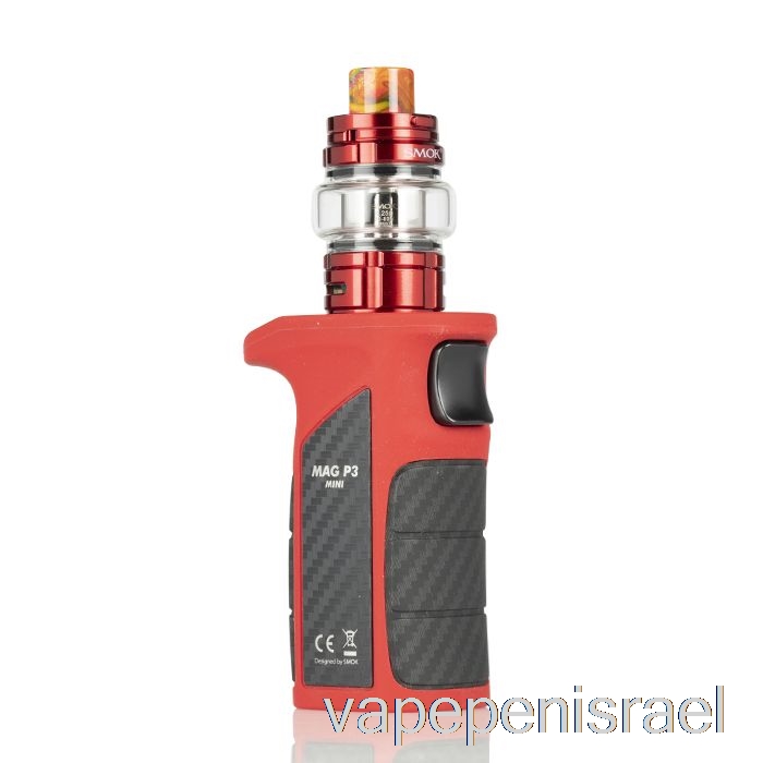 חד פעמי Vape Israel Smok Mag P3 Mini 80w ערכת התחלה אדום שחור